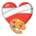 cuore guarito + tavolozza