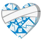 cuore guarito + grafico con andamento negativo