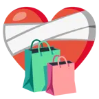 cuore guarito + borse della spesa