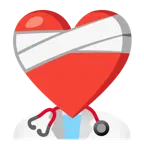 cuore guarito + stetoscopio