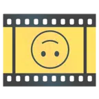 Filmstreifen + umgekehrtes Gesicht