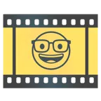 Filmstreifen + Strebergesicht