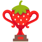 Pokal + Erdbeere