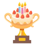Pokal + Geburtstagskuchen