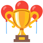 Pokal + Luftballon