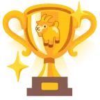 Pokal + Ziege