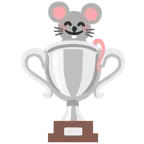 Pokal + Mäusegesicht