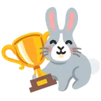 Pokal + Hasengesicht
