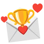 Pokal + Liebesbrief