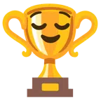 ถ้วยรางวัล + โล่งใจ
