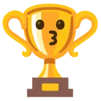 ถ้วยรางวัล + หน้าจุ๊บ