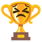 Pokal + entschlossenes Gesicht