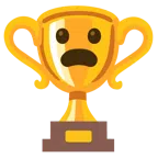 Pokal + entsetztes Gesicht