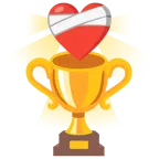 Pokal + Herz mit Verband