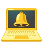 laptop + dzwonek