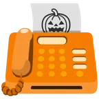 faks + dynia na halloween