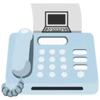 Faxgerät + Laptop