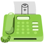 Faxgerät + Batterie