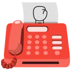 Faxgerät + Boxhandschuh