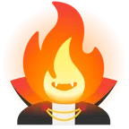 fuoco + scarpa con il tacco