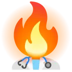 fuoco + stetoscopio