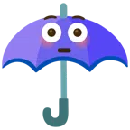 parasol + twarz z rumieńcami
