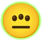 radioactive + neutral face