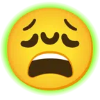 radioactive + weary face