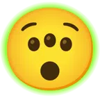 radioactive + hushed face