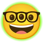 radioactive + nerd face
