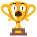 red exclamation mark + trophy