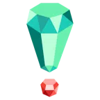 red exclamation mark + crown