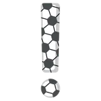 red exclamation mark + soccer ball