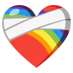 cuore guarito + arcobaleno