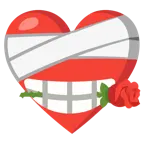 cuore guarito + rosa