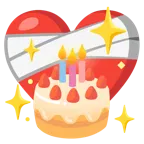 cuore guarito + torta di compleanno