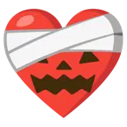 cuore guarito + zucca di Halloween