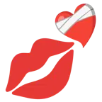 cuore guarito + impronta della bocca