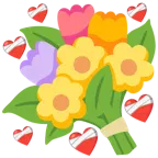 cuore guarito + mazzo di fiori