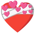 cuore guarito + cuore con freccia