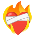 cuore guarito + fuoco
