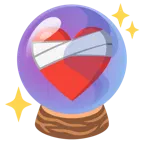 cuore guarito + sfera di cristallo