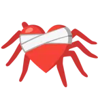 cuore guarito + ragno