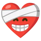 cuore guarito + faccina raggiante con occhi felici