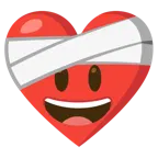 cuore guarito + faccina con sorriso e occhi spalancati