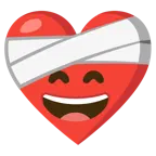 cuore guarito + faccina con sorriso e occhi sorridenti