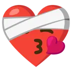 cuore guarito + faccina che manda un bacio