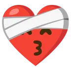 cuore guarito + faccina che bacia con occhi sorridenti