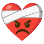 cuore guarito + faccina accigliata