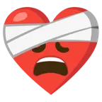 cuore guarito + faccina esausta